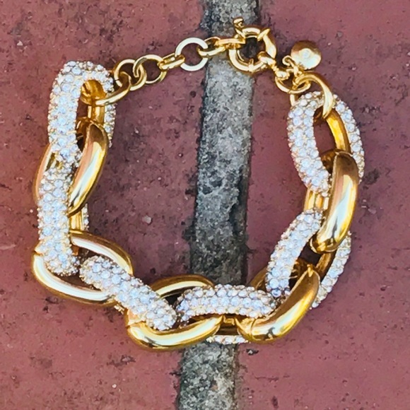 J. Crew Classic Pavé Link Bracelet - Picture 4 of 5